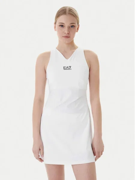 Emporio Armani Rochie tenis alb
