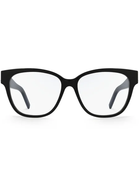 Ochelari de soare ovali Saint Laurent Eyewear negru