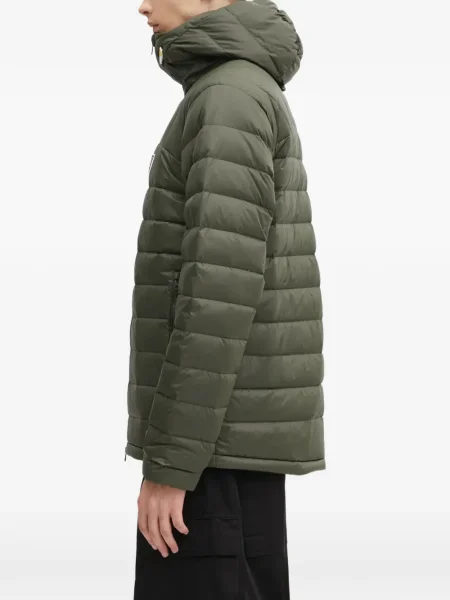 Geacă Fjallraven cu glugă verde