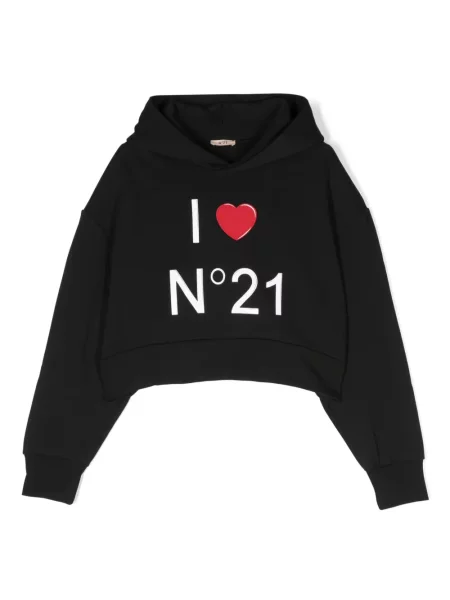 Bluza z kapturem dziecięca N°21 czarna